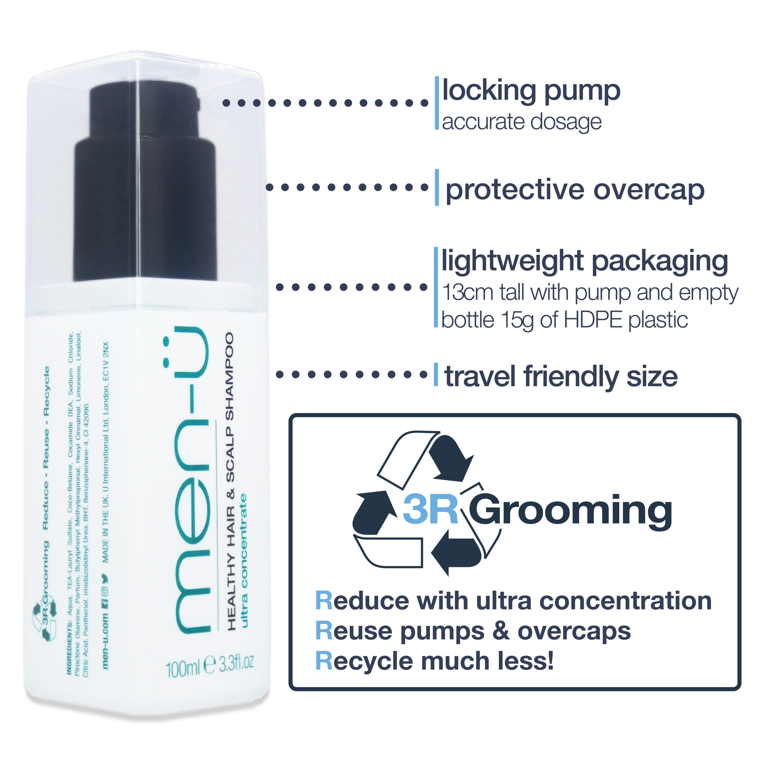 Refill Kit - Healthy Hair & Scalp Shampoo 2x100ml - Image 4