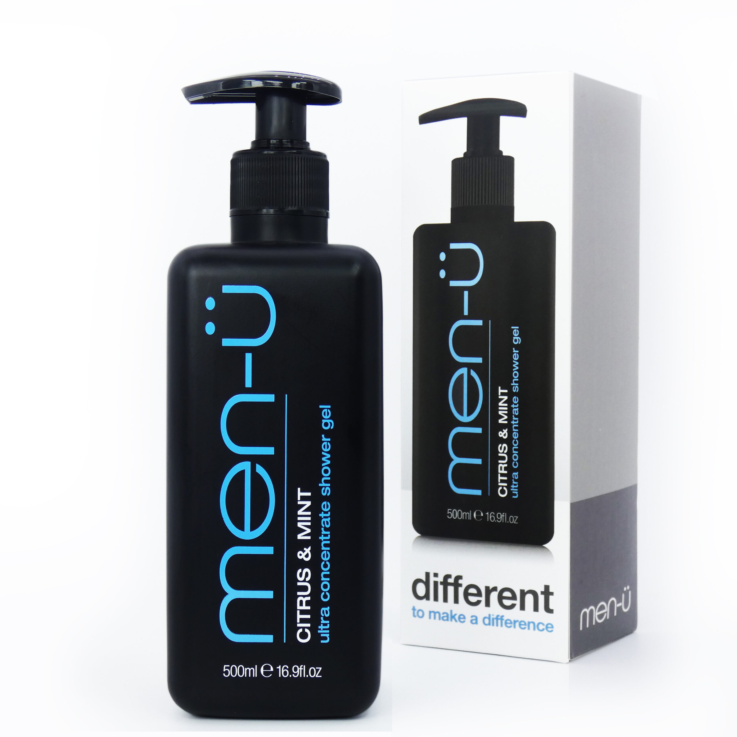 Men-u Shower Gel Mit Minze & Menthol – Erfrischend, Belebend & Hochkonzentriert